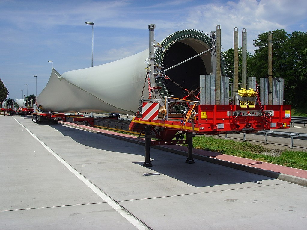 Transport Rotorblatt für Windnergieanlage